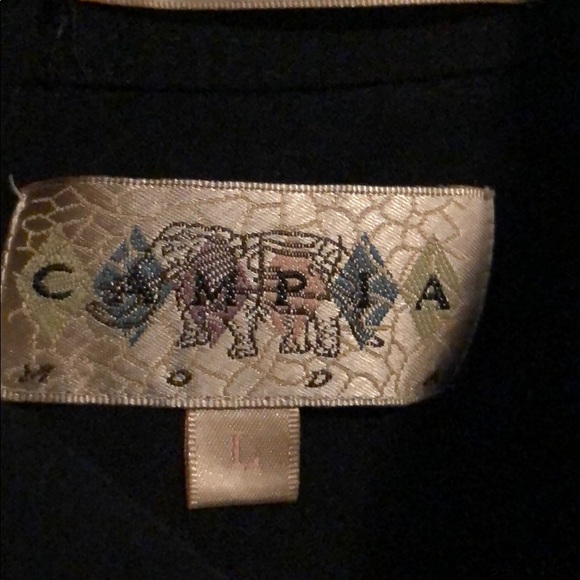 Campa Moda Black Hawaiian shirt 🏝 - Picture 3 of 4